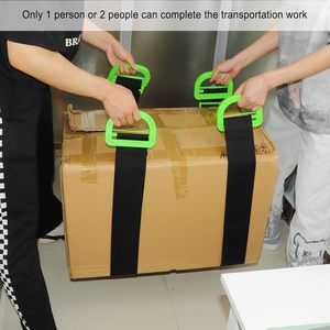 OdenPeak Two-Person Reusable Adjustable Retractable <strong>Moving</strong> Belt <strong>Straps</strong> Handles Durable Heavy Object Carrying - Product Image 4