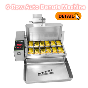 <span class=keywords><strong>M</strong></span>áquina Automática para Hacer Donas Comerciales de 6 y 4 Filas, <span class=keywords><strong>M</strong></span>áquina para Hacer Mini Donas, Rosquillas y Beignets en Venta - Product Image 3