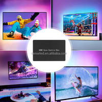 Tv éclairage de fond 12V numérique rgb Smart Ambient Light sync box 60leds/mwaterproof Strip pour l'éclairage ambiant