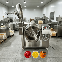 Mesin Perebus Vakum Stainless Steel Easy Clean untuk Konsentrasi Sirup Minuman, Ketel Berjaket Vakum Elektrik