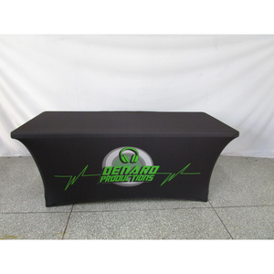 Nappe de table extensible imprimée de 6 pieds et 8 pieds, nappe de table sur mesure pour stand d'exposition - Product Image 1