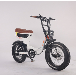 Hot Cô Gái 500W Điện Bãi Biển Cruiser Xe Đạp Chất Béo 48V Thông Minh Điện Tử Pin Lithium Nhôm Khung Hợp Kim 7 Tốc Độ Ngoài Trời Thể Thao - Product Image 2