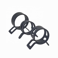 Colliers de serrage industriels en acier 65Mn avec clip à ressort simple 40 mm pour fixation de tuyaux automobiles et de tracteurs