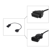 OBD2 Cables conjunto completo 1 juego de 8 piezas coche Cables herramienta de diagnóstico OBD II Cable del escáner