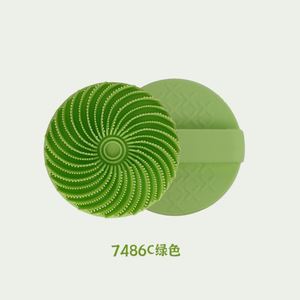Brosse de bain simple face en silicone souple Bain de bain à poils doux Nettoyage Massage - Product Image 3