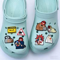 Breloques en PVC pour chaussures, style Moyen-Orient, vente en gros, épingles décoratives pour sabots sur le thème de la culture arabe, pour la décoration de chaussures, marché mondial