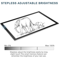 Tableta de escritura gráfica inalámbrica, tablero de luz LED de dibujo, 5V, Tattoo Sketch Pad, tablero de exhibición, caja de luz de atenuación ajustable
