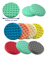 Tampon de polissage en mousse EVERTOOL 6 pouces 150mm pour polisseuse Ro ou DA