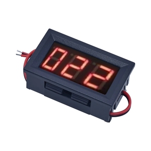 AC 70-500V 0.56 inci 2 kabel, alat pengukur tegangan Voltmeter Digital LED, tampilan merah hijau biru 110V 220V DIY 0.56 inci - Product Image 5