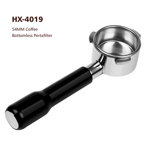 Đầu lọc cà phê Espresso 54mm chất lượng cao bằng thép không gỉ 304, tay cầm bằng gỗ hồng sắc/nhựa/hợp kim nhôm - Product Image 2