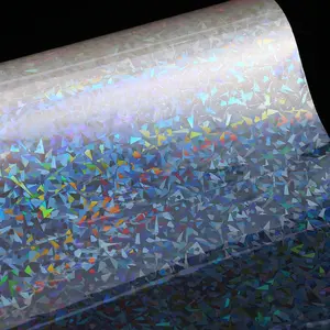 Holographic 8 Micron Met Bopp Film For Lamination Pre-glued Laminating Film