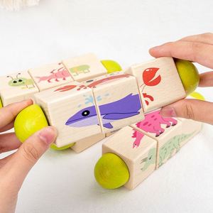 Juguete Educativo de Madera STEM con Bloques de Animales para Bebés, Desarrollo de Pensamiento Estratégico - Product Image 3