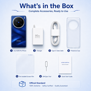 สมาร์ทโฟน vivo X200 Pro ของแท้ให<span class=keywords><strong>ม</strong></span>่แกะกล่อง Octa Core 5G รองรับซิ<span class=keywords><strong>ม</strong></span>คู่ โทรศัพท์เล่นเก<span class=keywords><strong>ม</strong></span> กล้อง 200MP+50MP+50MP รองรับหลาย<span class=keywords><strong>ภาษา</strong></span>ทั่วโลก VIVO - Product Image 4