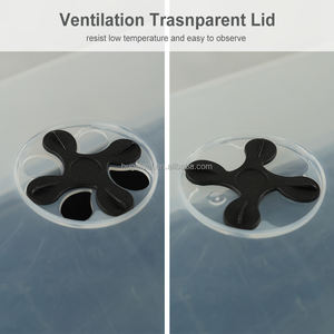 Jardinière surélevée auto-arrosante en plastique pour extérieur, facile à assembler, <span class=keywords><strong>avec</strong></span> couvercle de protection des plantes - Product Image 5