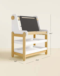 <span class=keywords><strong>Caballete</strong></span> de escritorio <span class=keywords><strong>para</strong></span> niños Montessori, mesa interior <span class=keywords><strong>para</strong></span> niños <span class=keywords><strong>para</strong></span> aprender a dibujar y papeleo, fomentar la educación y la creatividad - Product Image 5