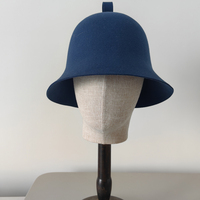 Chapeau de sauna personnalisable en laine naturelle, idéal pour les bains chauds en hiver, essentiel pour le spa et l'usage domestique