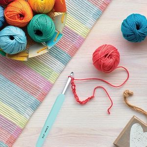 1 Juego de Agujas de Ganchillo <span class=keywords><strong>KnitPro</strong></span> Waves Premium de Aluminio, Color Macaron, Pulido, Herramienta de Tejido DIY para Suéteres, Bufandas y Manualidades con Hilo - Product Image 5