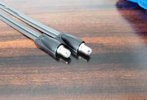 Câble coaxial plat Connecteur RP SMA mâle vers RP SMA mâle Câbles d'antenne Câble plat pour fenêtre et porte - Product Image 4