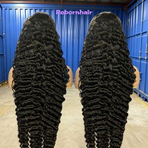 Rauwe Birmaanse krullende pruik, 30 inch Full HD kant-frontale pruik groothandel, 12A graad origineel Vietnamees rauw maagdelijk mensenhaar pruiken - Product Image 1