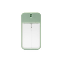 Flacon pulvérisateur rectangulaire en PP blanc de 40 ml pour cartes de parfum, voyage, portable, alcool, spray buccal, emballage plastique