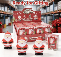 Jouet Squishy Père Noël Mignon en TPR à Remontée Lente, Extensible, Anti-Stress, Jouet Fidget, Cadeaux de Noël pour Enfants et Adultes