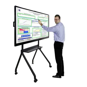 Factory Direct 75 86 Inch All In 1 Interactive Board Smart School Touch Screen Interactive Board