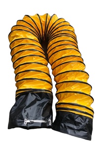 Conducto de aire de ventilación flexible de Pvc resistente al fuego de 400mm y 16 pulgadas al <span class=keywords><strong>mejor</strong></span> precio - Product Image 2