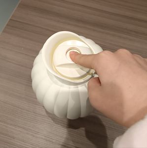 <strong>Pumpkin</strong> Shaped Thermal Coffee Carafe <strong>Large</strong> Capacity Insulated Pitcher With Curved Handle Perfect for Tea Coffee and Daily Use - Product Image 4