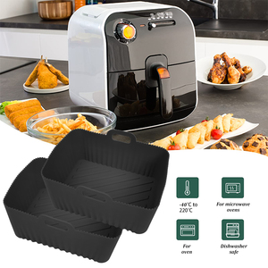 <strong>Air</strong> <strong>Fryer</strong> <strong>Silicone</strong> <strong>Pot</strong>,Food Safe Heat Resistant Easy Cleaning Non Stick <strong>Air</strong> <strong>Fryers</strong> <strong>Silicone</strong> Liner for Basket Accessories - Product Image 6