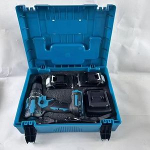 Perceuse à percussion sans fil industrielle 18-<span class=keywords><strong>21V</strong></span> 2026 avec moteur à balais, batterie au lithium et clé à chocs, tournevis électrique OEM - Product Image 2