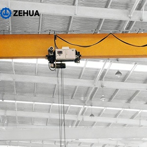 Grúa Monorraíl, Grúa Puente Móvil de 16 Toneladas, Grúa Aérea con Control Remoto, Motor y Engranajes para Uso en Almacenes y Fábricas - Product Image 5