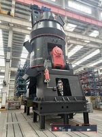 Broyeur à rouleaux vertical HLM Series HONGXING pour poudre d'ash volcanique, capacité de 20-30t/h, avec moteur AC pour usine de poudre