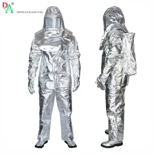 Vêtements de sécurité résistants aux hautes températures DA OEM Combinaison d'isolation thermique en aramide composite en feuille d'aluminium à 1000 degrés Celsius