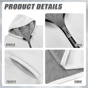 Chaqueta de Longitud Media con Estampado Completo del Campeón del Clásico Mundial de Béisbol de Brasil 2026, Chaqueta con Capucha y Forro Polar, con Cremallera, para Hombre, para Exteriores - Product Image 5