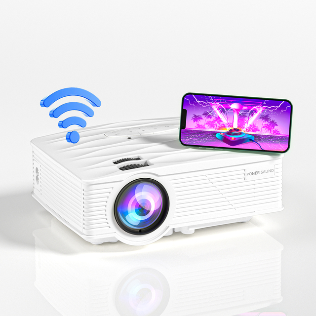 Cheap Price Factory HTP 720P Video LCD LED Projector Home Cinema Multimedia Mini Beam Android Smart Projectors