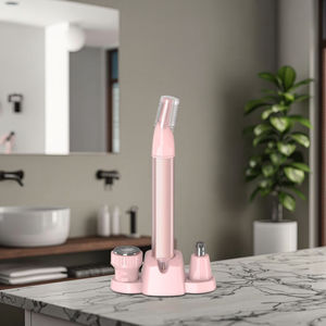 ANBOLIFE Ventes chaudes Rasoir de beauté multifonctionnel 6 en 1 Tondeuse à <span class=keywords><strong>cheveux</strong></span> pour le visage Rasoir pour femmes avec base - Product Image 5