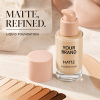 Fond de teint matifiant effet soft focus, lissant la peau, waterproof, maquillage quotidien, cosmétiques en marque privée