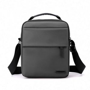 Bolso Bandolera de PU con Logotipo Personalizado, Bolso de Mensajero Casual de Alta Calidad para Negocios, Bolso de Pecho para Hombre - Product Image 1