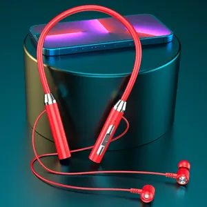 Écouteurs sans fil magnétiques G01, tour de cou sport, mains libres avec micro, pour la course à pied, casque audio tour de cou – Meilleures ventes - Product Image 3