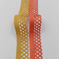 Vêtement sous-vêtements nylon paillettes maille picot élastique sangle bande picot dentelle brillant bande élastique sangle ceinture