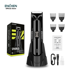 Kit de Recortadora de Vello Corporal Inalámbrica Lavable con Batería de Litio de 600 mAh y Cuchilla de Cerámica Eléctrica para Hombres, Uso en Hoteles, Base de Almacenamiento 120 - Product Image 2