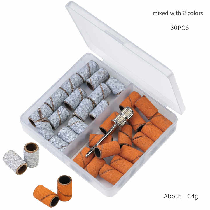 Wholesale Mixed Colorful Nail Sanding Bands for Nail Drill Bits Nail