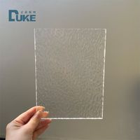 1/8 "Lridescent Glacier Lce Rainforest Texture Feuille Acrylique