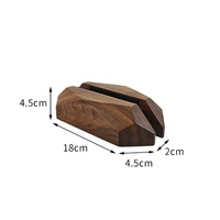 Support pour ordinateur portable vertical en bois massif (noyer/caoutchouc) sculpté et gravé, directement de l'usine, matériau naturel, logo personnalisé, pour bureau