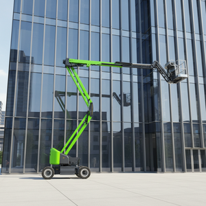 Plataforma Elevadora Articulada Eléctrica para Interiores y Exteriores de 16 m para Reparación de Instalaciones Escolares, Gimnasios y Campus Universitarios - Product Image 6