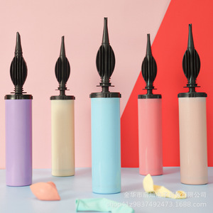 Pompe à main pour ballons, pompe à air portable couleur macaron, outil de gonflage de ballons, accessoires pour ballons - Product Image 2
