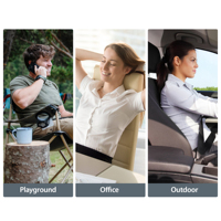 Coussin de siège chauffant électrique USB pliable avec 3 niveaux de température, housse de siège chauffante pour l'extérieur, le bureau et la voiture