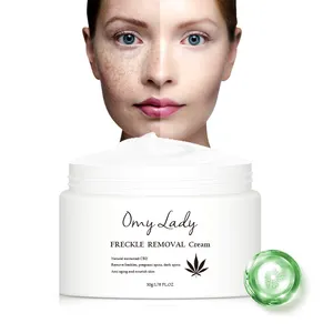 Wholesale omy lady facial skincare product freckle lightener face freckle remove cream with hemp oil extract