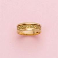 Bague en acier inoxydable de style hip-hop unisexe avec gouttes d'huile et motif de dragon pour hommes, vente en gros de mode