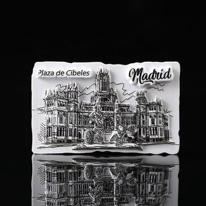 Hermosos imanes <span class=keywords><strong>de</strong></span> nevera <span class=keywords><strong>de</strong></span> resina <span class=keywords><strong>Madrid</strong></span> Scenic Spot Imanes <span class=keywords><strong>de</strong></span> nevera Imanes creativos 3D Recuerdos turísticos - Product Image 5